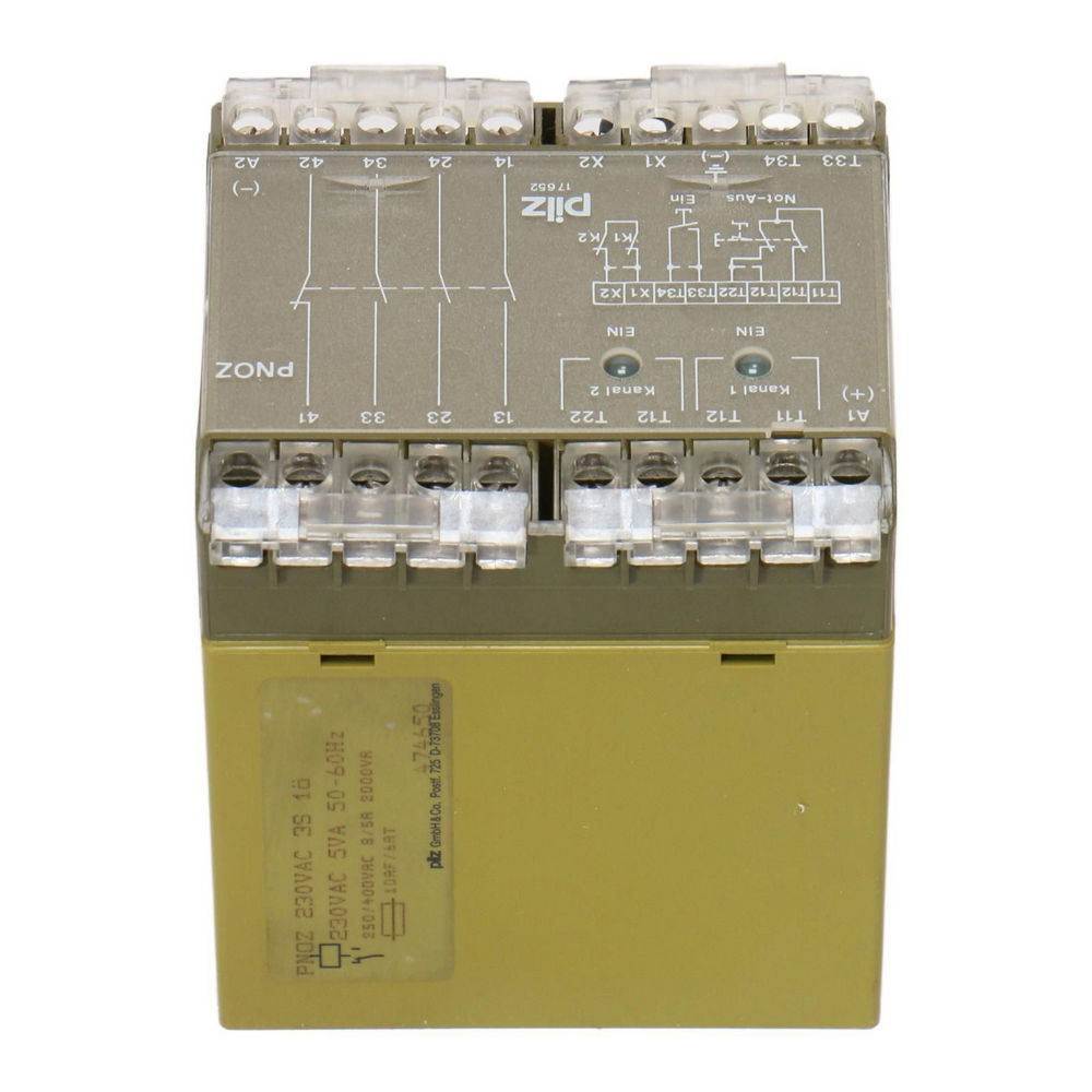PILZ PNOZ 230VAC 3S 1ö (474650) — изображение 6