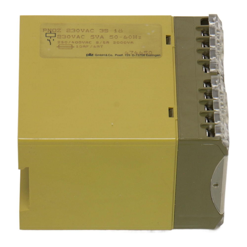 PILZ PNOZ 230VAC 3S 1ö (474650) — изображение 10