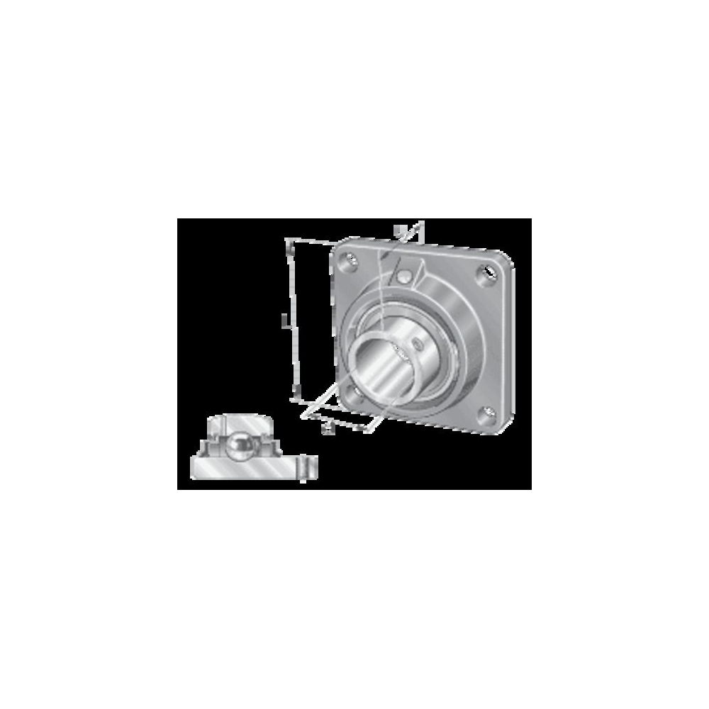 INA SWH RCJY25-XL-N Flenslagerblok (1pc)