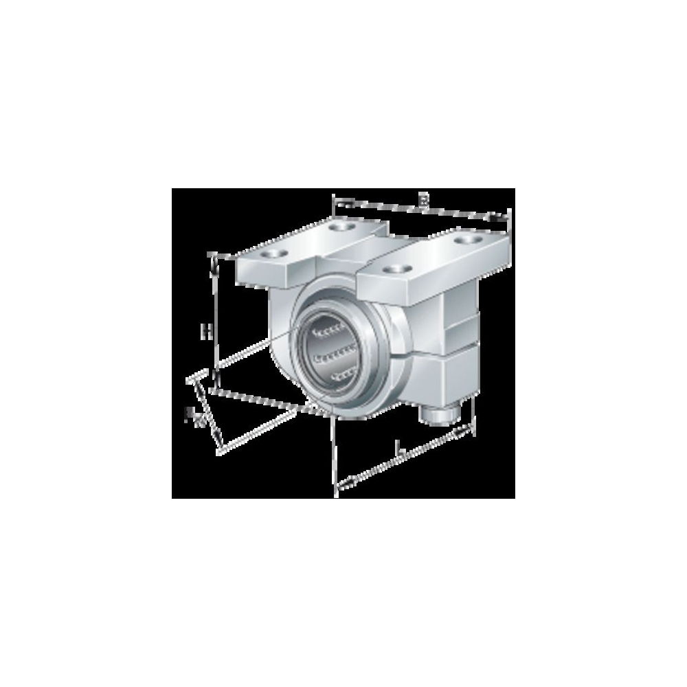 INA-LINEAIR KGBA12-PP-AS Lineair lagerhuis (1pc)